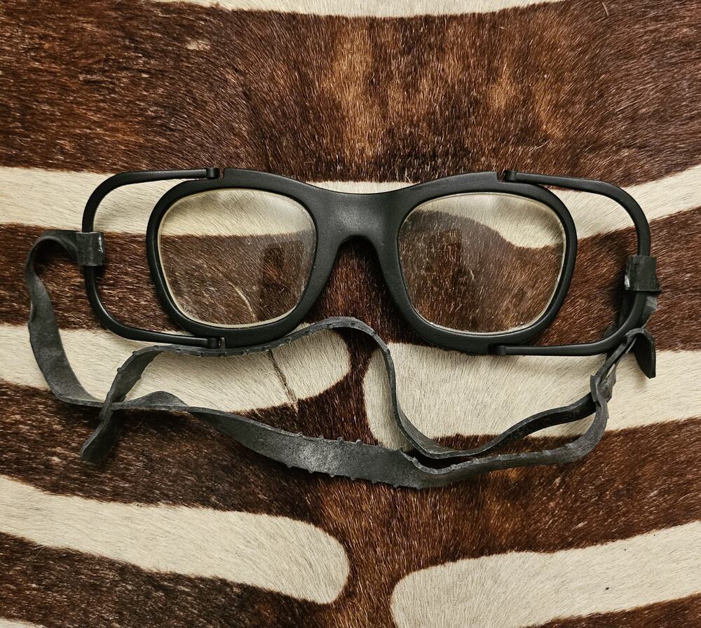 Vintage Criss Optical Tactical Combat Mag-1 Spectacle Black Military Glasses
